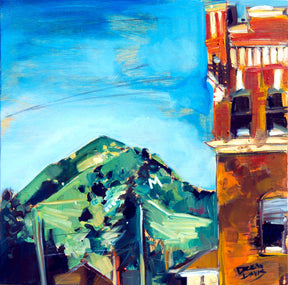 Cerro San Luis View by Drew Davis — Canvas Print, 12×12 in