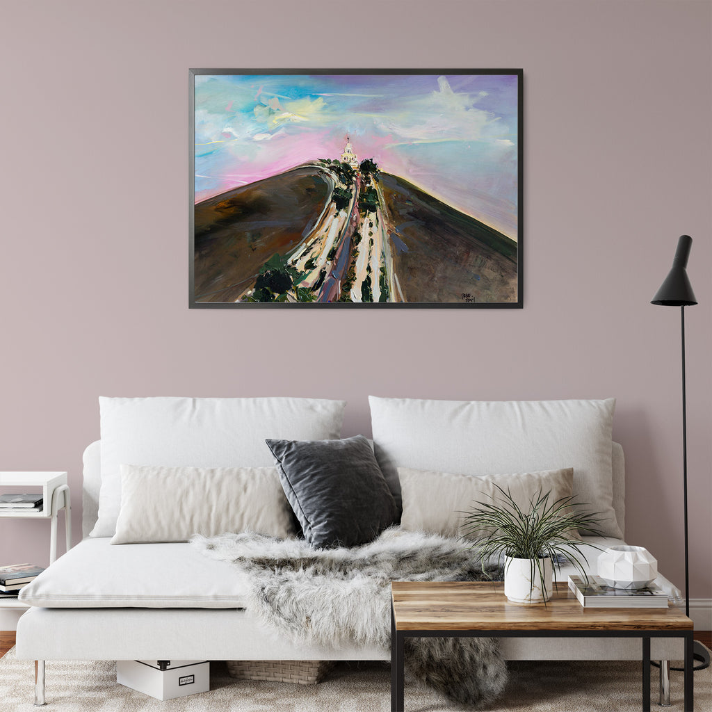 Chapel Hill by Drew Davis — Canvas Print, 18×24 in