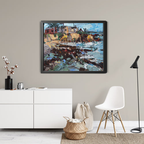 Chapman House View by Drew Davis — Canvas Print, 9×12 in