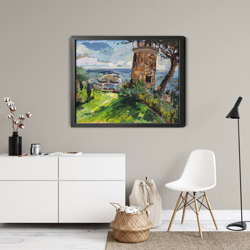 Chapman Lighthouse by Drew Davis — Canvas Print, 16×20 in