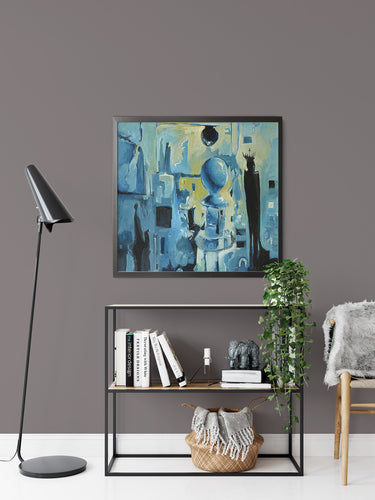 Chess World by Drew Davis — Canvas Print, 24×24 in