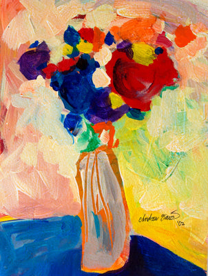 Circus Flowers 2 by Drew Davis — Canvas Print, 9×12 in