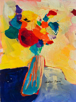 Circus Flowers by Drew Davis — Canvas Print, 9×12 in