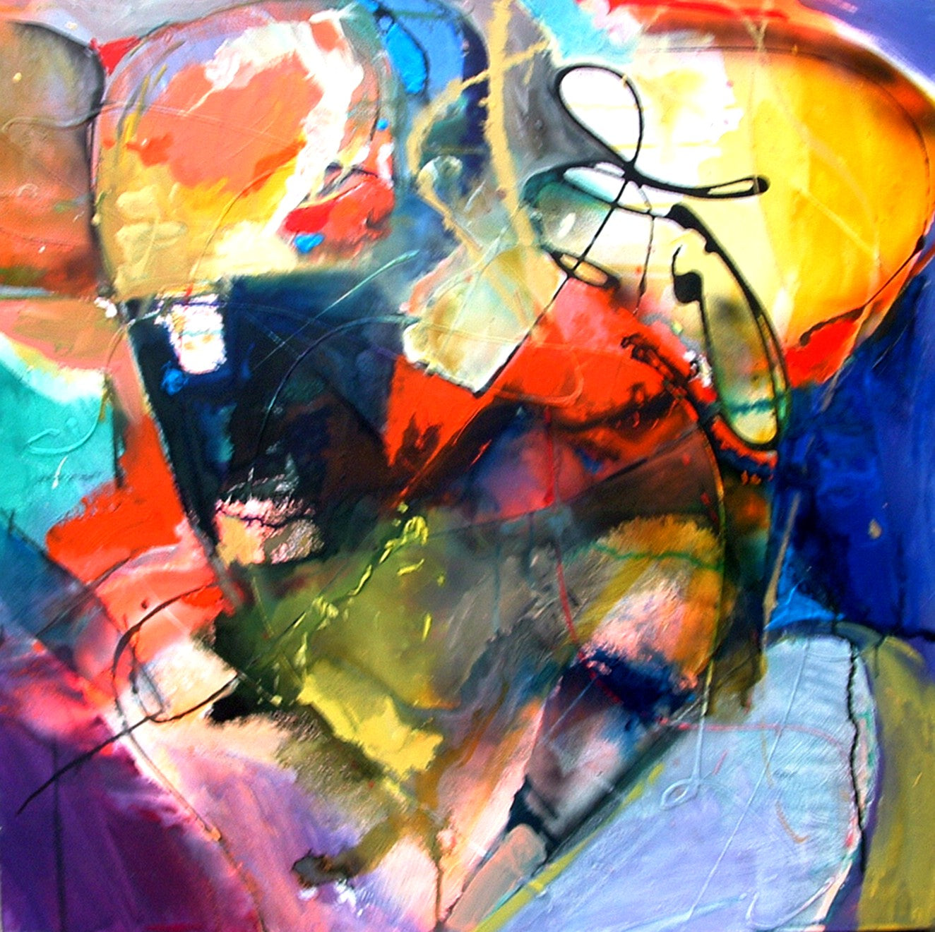 Citrus by Drew Davis — Canvas Print, 20×20 in