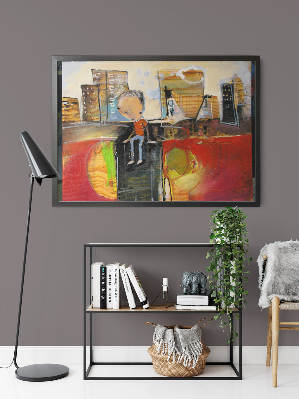 City Boy by Drew Davis — Canvas Print, 16×20 in