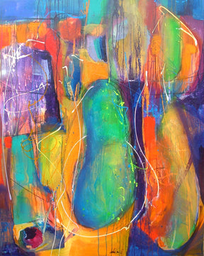 City Lights by Drew Davis — Canvas Print, 48×60 in