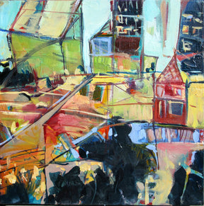 Cityscape by Drew Davis — Canvas Print, 12×12 in