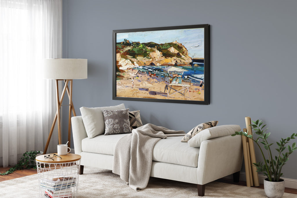 Classic Avila Beach by Drew Davis — Canvas Print, 9×12 in