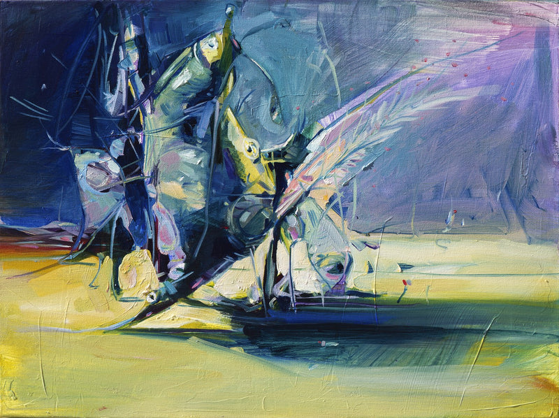 Colony Of Conflict by Drew Davis — Canvas Print, 18×24 in