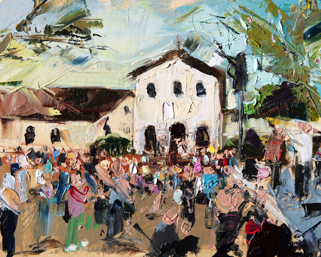 Concerts At The Mission by Drew Davis — Canvas Print, 8×10 in