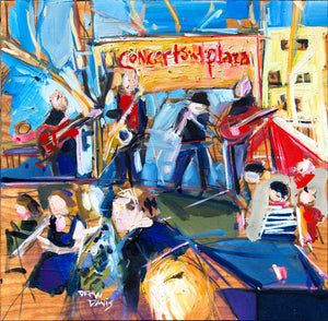 2013 | Concerts Plaza Band | 12×12 | SOLD - Prints Available