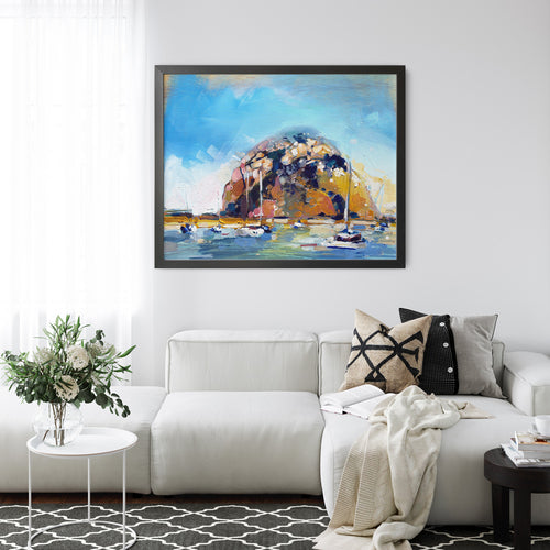 Day At At The Rock by Drew Davis — Canvas Print, 12×12 in