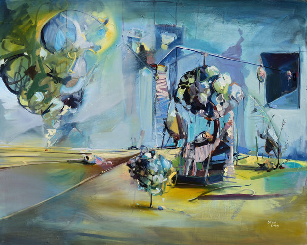 Decay Of Industry by Drew Davis — Canvas Print, 48×60 in