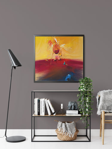 Desert Squall by Drew Davis — Canvas Print, 12×12 in