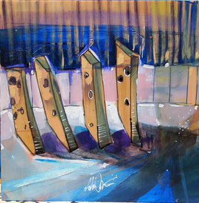 Domonoes by Drew Davis — Canvas Print, 8×8 in