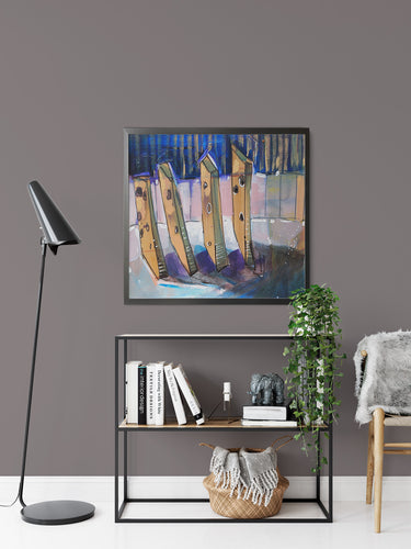 Domonoes by Drew Davis — Canvas Print, 8×8 in