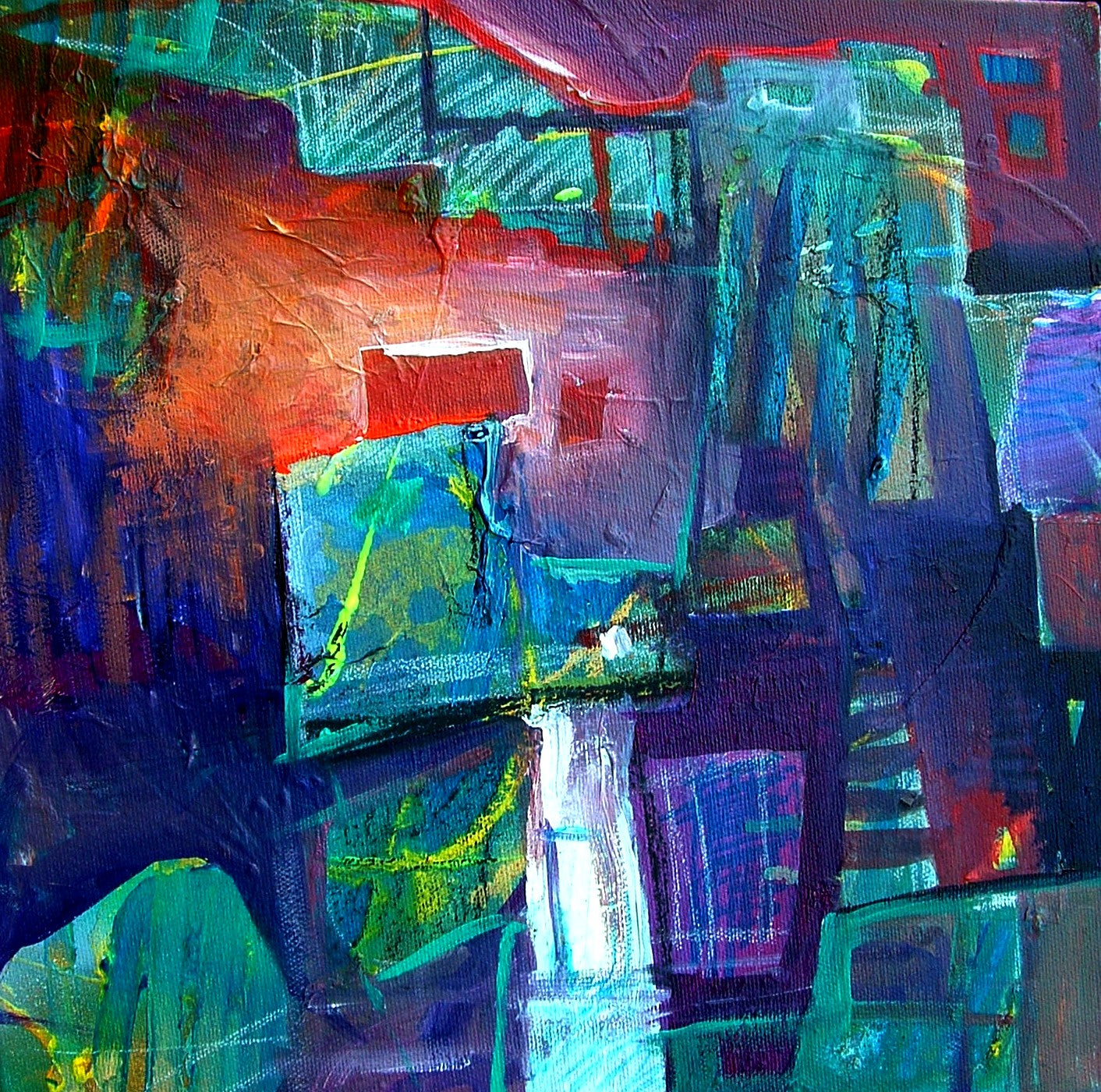 Ekement by Drew Davis — Canvas Print, 12×12 in