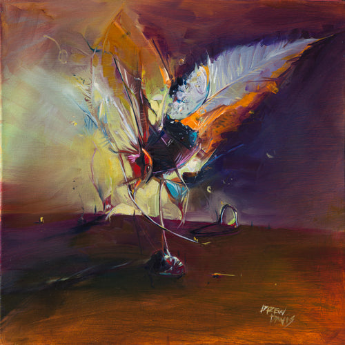 Fell Swoop Fulll by Drew Davis — Oil on Canvas, 48×48 in