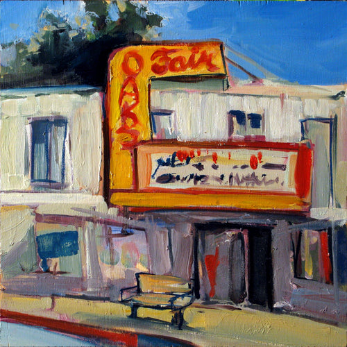 Fair Oaks Theater by Drew Davis — Canvas Print, 10×10 in
