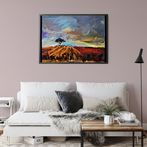 Fall Vines Frame by Drew Davis - Room View