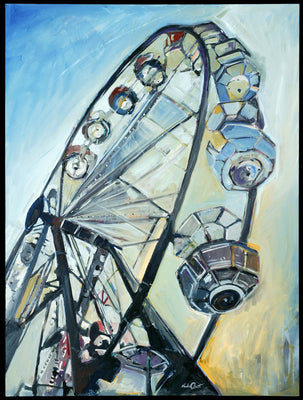 Ferriswheel by Drew Davis — Canvas Print, 30×40 in