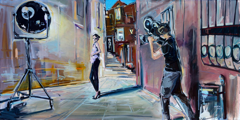 Filmmakers Passion by Drew Davis — Canvas Print, 36×60 in