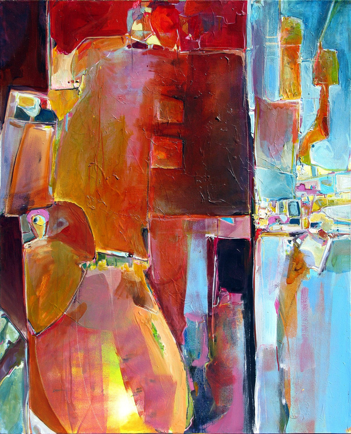 Fire And Ice by Drew Davis — Canvas Print, 30×40 in