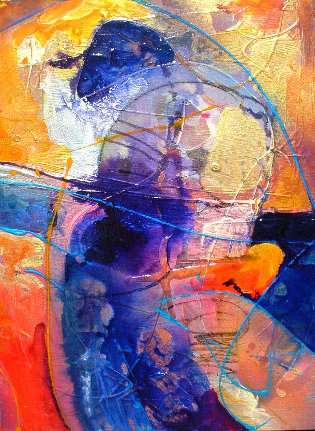 Fireshadow 1 by Drew Davis — Canvas Print, 16×20 in