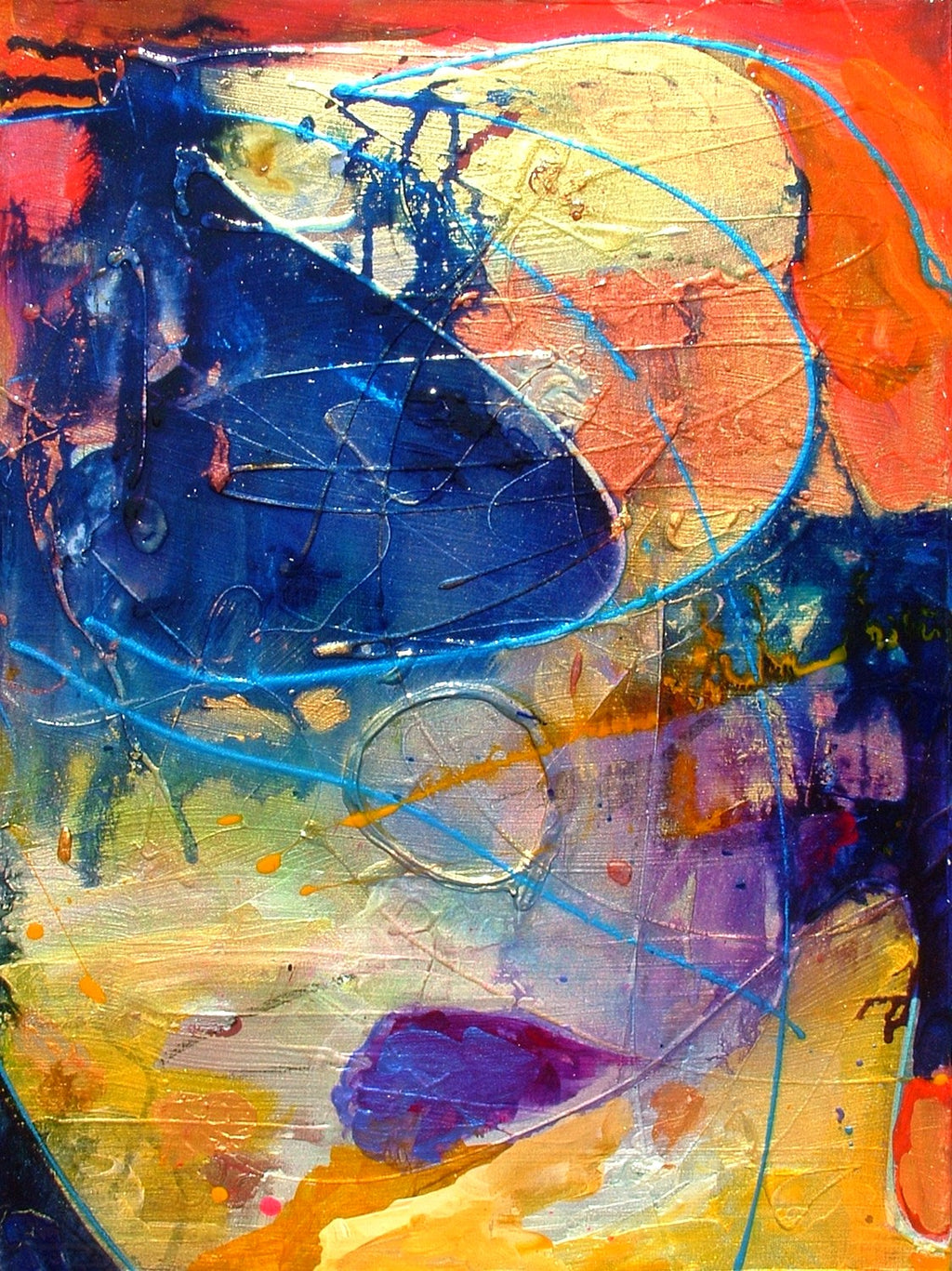 Fireshadow 2 by Drew Davis — Canvas Print, 16×20 in