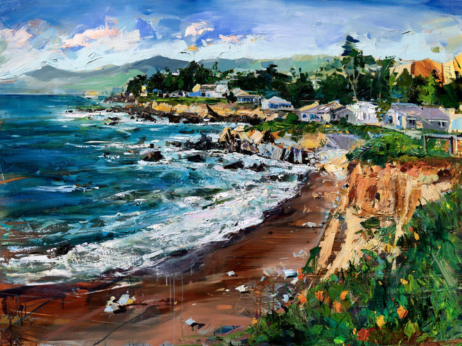 Fiscalini Ranch Cliff View Cambria by Drew Davis — Canvas Print, 36×48 in