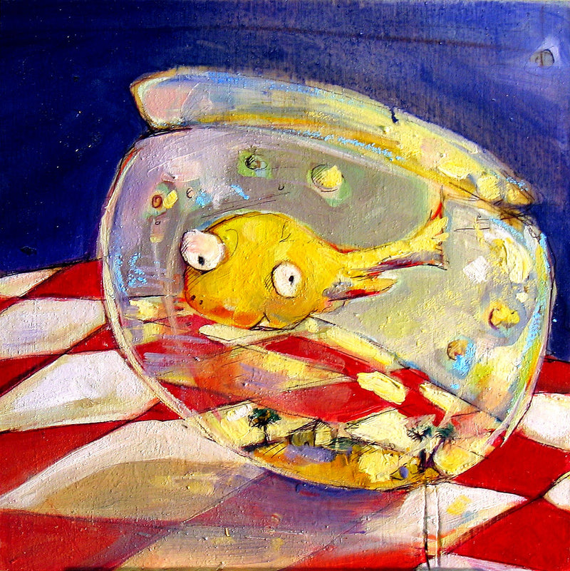 Fish by Drew Davis — Canvas Print, 8×8 in