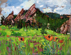 Flatirons Boulder by Drew Davis — Canvas Print, 11×14 in