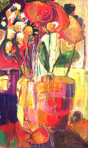 Flower Harvest by Drew Davis — Canvas Print, 36×60 in