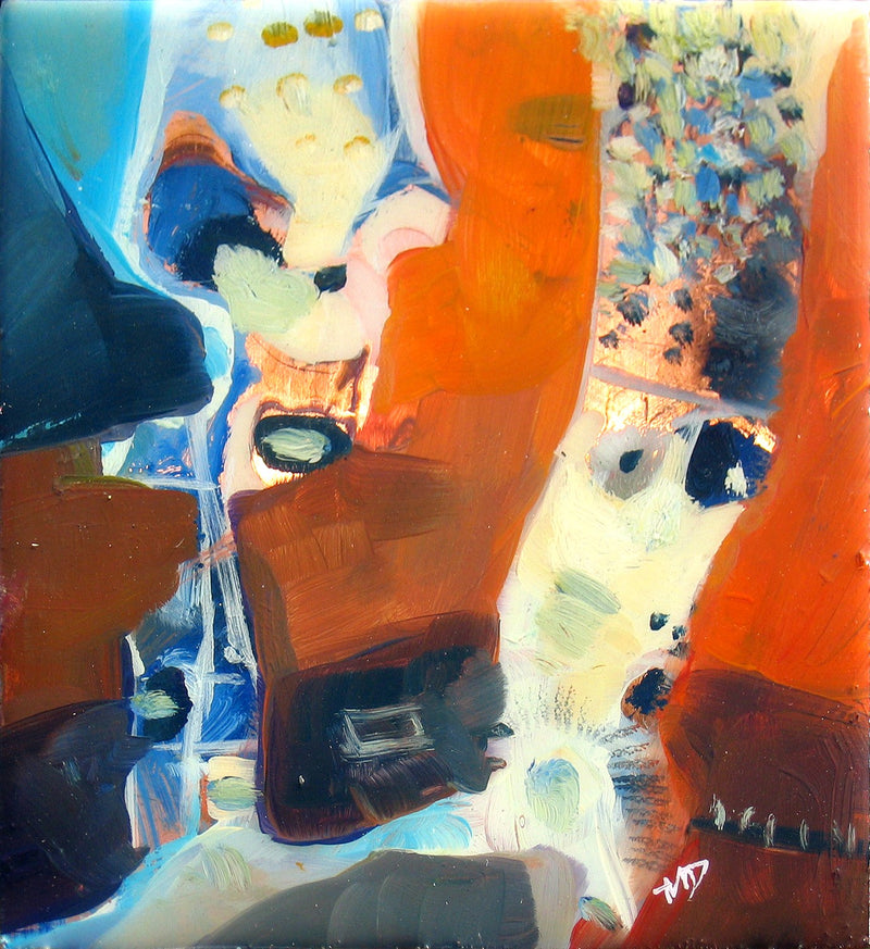 Flower Heads by Drew Davis — Canvas Print, 8×8 in