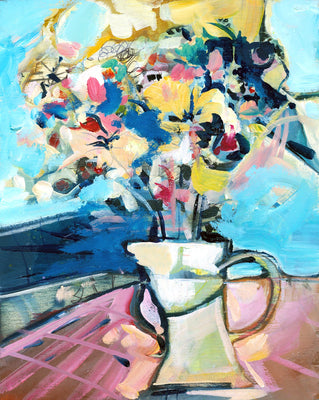 Flower Hype by Drew Davis — Canvas Print, 8×10 in