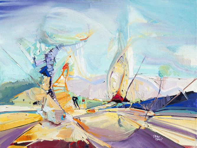 Fractal Geography 2 by Drew Davis — Canvas Print, 18×24 in