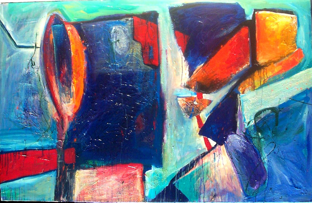 Fractured Elements by Drew Davis — Canvas Print, 60×72 in