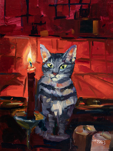 Frida Candle by Drew Davis — Canvas Print, 12×16 in