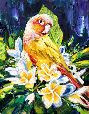 Fritz Bird by Drew Davis — Canvas Print, 11×14 in