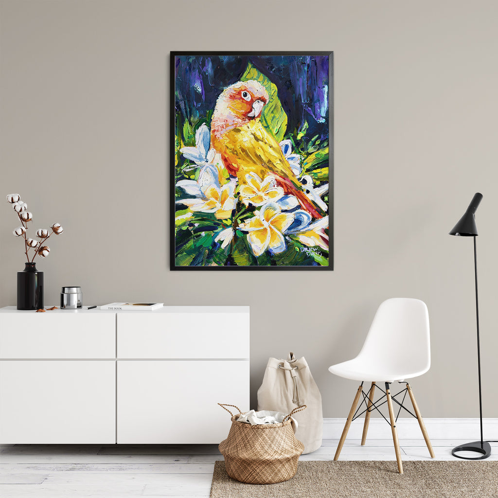 Fritz Bird by Drew Davis — Canvas Print, 11×14 in