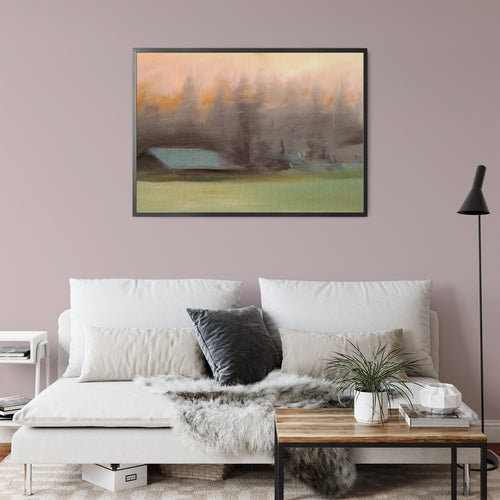 From A Train 2 by Drew Davis — Canvas Print, 10×20 in