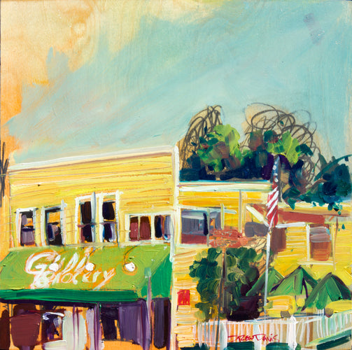 Guss Market by Drew Davis — Oil on Canvas, 48×48 in