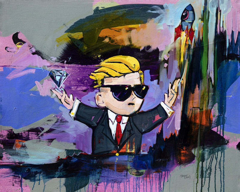 Gamestop 2 by Drew Davis — Canvas Print, 24×30 in