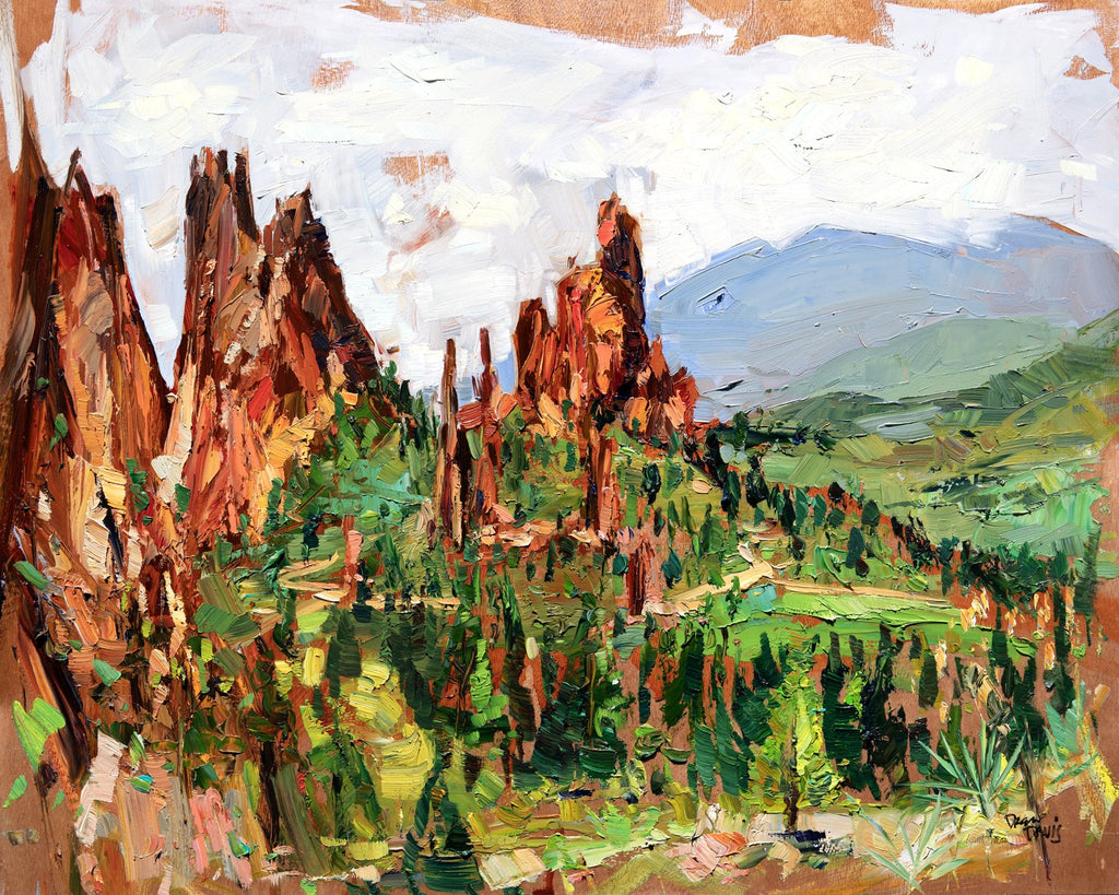 Garden Of The Gods by Drew Davis — Canvas Print, 16×20 in