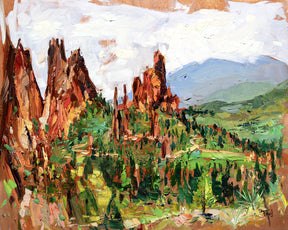 Garden Of The Gods by Drew Davis — Canvas Print, 16×20 in
