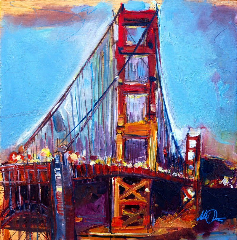 Golden Evening by Drew Davis — Canvas Print, 16×20 in