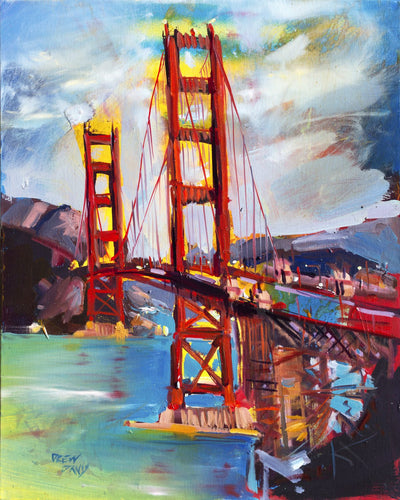 Golden Gate 3 by Drew Davis — Canvas Print, 16×20 in