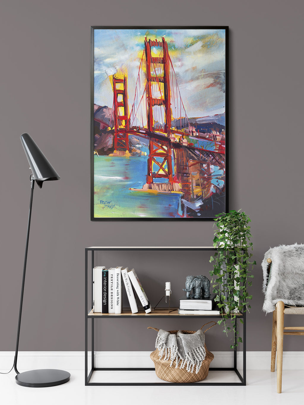 Golden Gate 3 by Drew Davis — Canvas Print, 16×20 in