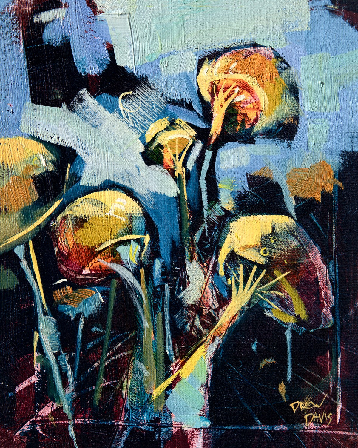 Golden Mushrooms - View 2