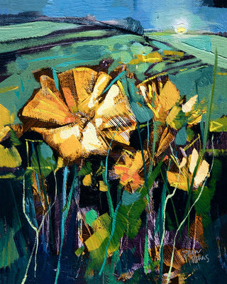 Golden Poppies by Drew Davis — Canvas Print, 8×10 in